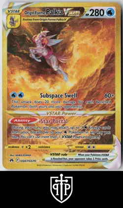 Pokemon - Origin Forme Palkia VSTAR GG67/GG70 Crown Zenith - NM - Image 1
