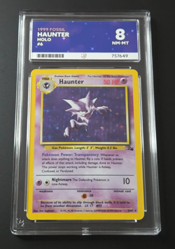 Vintage Pokemon Haunter 6/62 Holo Unlimited Rare Fossil Ace 8 - Image 1