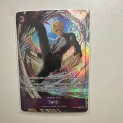 Bandai One Piece CCG Sanji OP12-070 Rare Alt Art Holo Character Card 5000 - Image 1