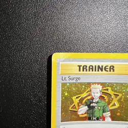 Pokemon Lt. Surge TCG Holo Trainer Card Gym Heroes 17/132 - Image 4
