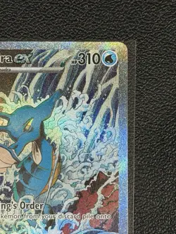 Kingdra EX 131 Pokemon TCG Black Star Promo Full Art Holo Foil Card Near Mint NM - Image 4