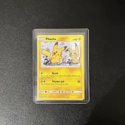 Pikachu SM162 Black Star Promo Card 🌀Swirl Holo - NM / Pack Fresh - Image 1