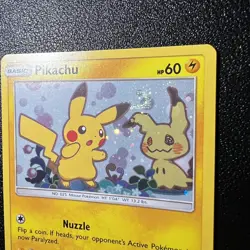 Pikachu SM162 Black Star Promo Card 🌀Swirl Holo - NM / Pack Fresh - Image 3