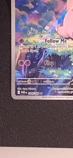 Pokemon Clefairy 094/088 Illustration Rare Holo Card Perfect Order Near Mint - Image 4