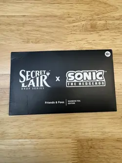 MTG Secret Lair x Sonic the Hedgehog Rainbow Foil New Sealed - Image 1