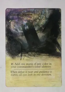 MTG Magic the Gathering Command Tower Commander Legends ALTERED - Image 1