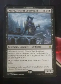 Magic: The Gathering Ayara, First of Locthwain Throne of Eldraine Near-Mint - Image 1