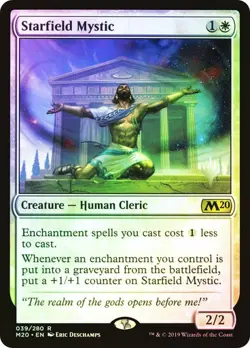 Magic The Gathering MTG STARFIELD MYSTIC FOIL Core Set 2020 Promos NM Near Mint - Image 1