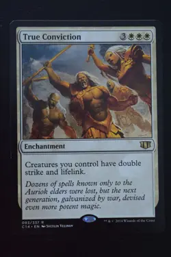 Magic The Gathering MTG TRUE CONVICTION Commander 2014 LP Lightly Played - Image 1
