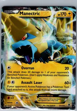 Manectric EX 23/119 XY - Phantom Forces - Pokemon Card - NM - Image 1