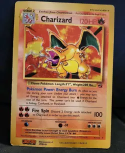 Charizard Jumbo Pokemon Card Japanese Coro Comic Promo F/S VERY Rare ENGLISH A - Image 1
