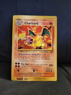 Charizard Jumbo Pokemon Card Japanese Coro Comic Promo F/S VERY Rare ENGLISH A - Image 2