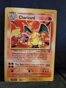 Charizard Jumbo Pokemon Card Japanese Coro Comic Promo F/S VERY Rare ENGLISH A - Image 3
