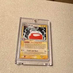 Pokemon Electrode ex EX FireRed & LeafGreen Holo Ultra Rare 107/112 90 HP 2004 - Image 1