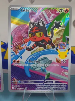 Rowlet Litten Popplio 30th Promo Set 43 44 45 Pokemon TCG First Partner - Image 3