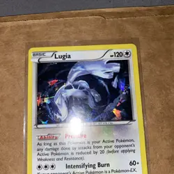 Pokemon 2016 Fates Collide Lugia Cracked ice Holo #78/124 MP - Image 1