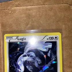 Pokemon 2016 Fates Collide Lugia Cracked ice Holo #78/124 MP - Image 5