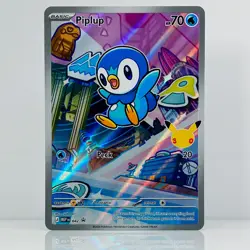 Turtwig, Chimchar, Piplup MEP 040, 041, 042 First Partner Promo Holo Pokemon NM - Image 1