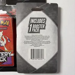 Lot Of 5 NEW SEALED 2025 Pokemon Mystery Pack Mewtwo Possible Vintage Chase Pack - Image 2