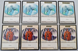 MTG Angel + Pentavite Tokens (x8) Scourge / Mirrodin Player Rewards, 2004, Magic - Image 1