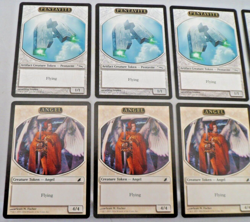 MTG Angel + Pentavite Tokens (x8) Scourge / Mirrodin Player Rewards, 2004, Magic - Image 3
