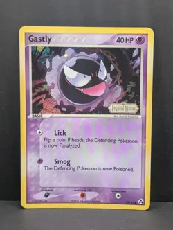 Gastly 52/92 Legend Maker Reverse Holo Rare Pokemon TCG Nintendo Gengar NM - Image 1