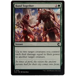 x4 Band Together CLU MTG M/NM Playset Common Green Instant Ravnica Clue Edition - Image 1