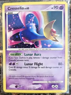 Pokemon 2007 Black Star Promo Cresselia DP51 MP - Image 1
