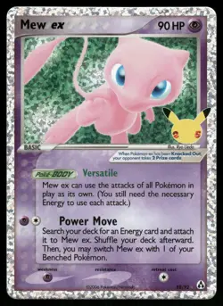Mew ex 88/92 Classic Collection Celebrations: Classic Collection Pokemon Holo NM - Image 1