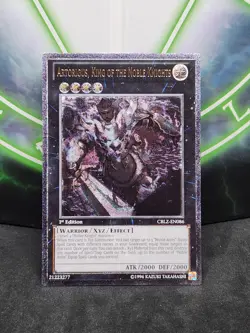 Yugioh Artorigus, King of the Noble Knights CBLZ-EN086 Ultimate Rare 1st NM Euro - Image 1