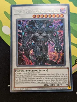 Yugioh | Secret Rare NM | Draco Berserker of the Tenyi - MP20-EN166 LP/Mod Play - Image 1