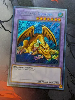 Thousand Dragon MRD-EN143 Metal Raiders 25th Anniversary Secret Rare Yugioh NM - Image 1