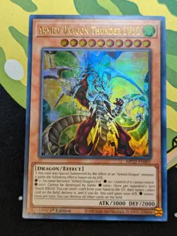 Yu-Gi-Oh! - Armed Dragon Thunder LV10 - MP22-EN001 - Ultra Rare - 1st Edition - Image 1