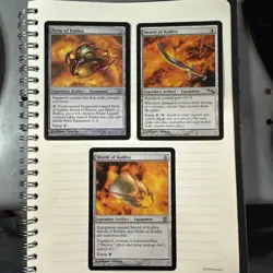 Mtg Sword Shield Helm Of Kaldra Set - Image 1