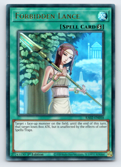 Forbidden Lance - RA02-EN058 - Ultra Rare - 1st Edition Yugioh - Image 1