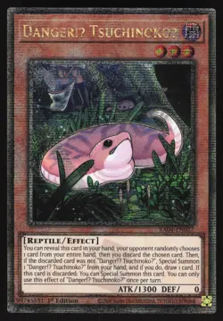 Danger!U TsuchinokoU - RA04-EN027 - Quarter Century Secret Rare - Yugioh - Image 1