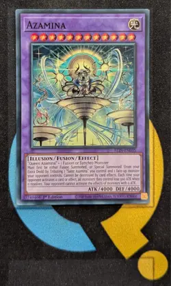 ALIN-EN035 Azamina Super Rare 1st Edition YuGiOh Card - Image 1