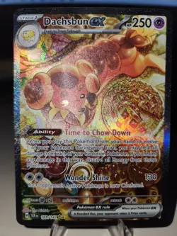 Dachsbun EX 169/142 Special Illustration Rare Stellar Crown Pokemon Card NM - Image 1