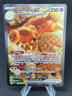 Pokemon Card Dachsbun ex 169/142 Special Illustration Rare Stellar Crown NM - Image 1