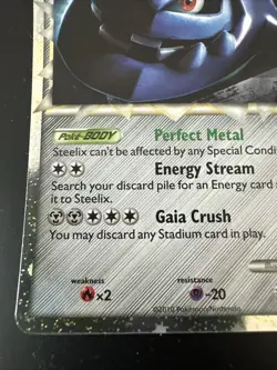 Pokemon TCG Steelix Prime Unleashed Holo Card 87/95 Rare - Image 4