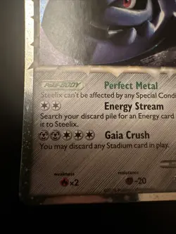 Pokemon TCG Steelix Prime Unleashed Holo Card 87/95 Rare - Image 4