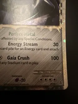 Pokemon TCG Steelix Prime Unleashed Holo Card 87/95 Rare - Image 5