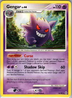 Gengar 16/99 Non Holo Arceus - Pokemon Card - NM - Image 1