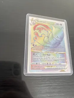 Mewtwo VSTAR (Secret) 079/078 rainbow rare collectible trading card from the Pok - Image 2
