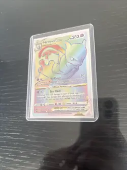 Mewtwo VSTAR (Secret) 079/078 rainbow rare collectible trading card from the Pok - Image 3