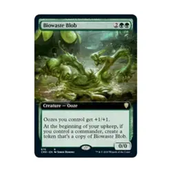 WOTC MtG Commander Legends Biowaste Blob (Extended Art) (R) (Foil) NM - Image 1