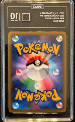 Pokemon Charizard v Full Art Star Birth Card 102/100 SWSH Japanese Tag 10 - Image 2