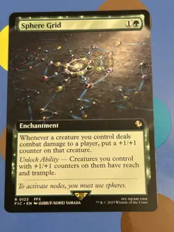 MtG Magic Sphere Grid Borderless FIN Final Fantasy NM - M - Image 1