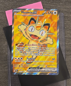 Meowth ex 107/088 Full Art POKEMON TCG Mega Evolution Perfect Order Near Mint - Image 1