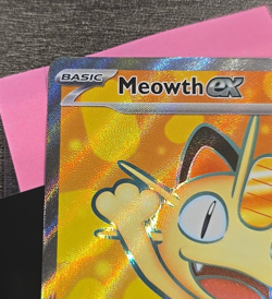 Meowth ex 107/088 Full Art POKEMON TCG Mega Evolution Perfect Order Near Mint - Image 2